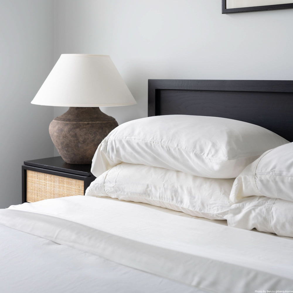 Cream White Bamboo Pillowcases by GOKOTTA - Image 3