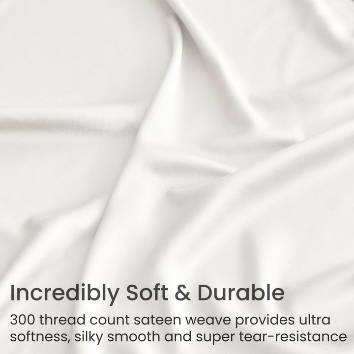 GOKOTTA Bed Sheets Set - AllSeason - Extra Deep Pocket-creamwhite1