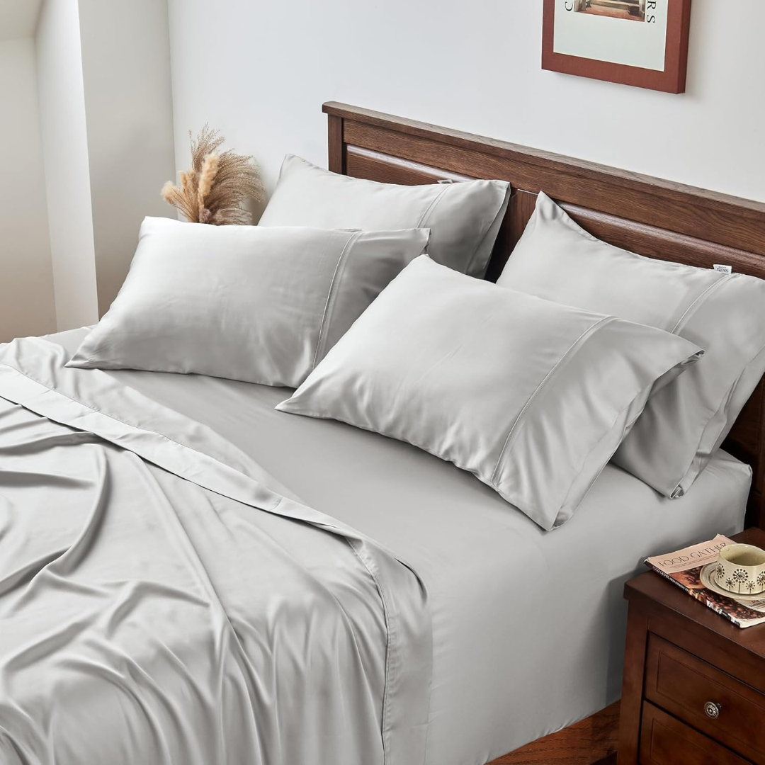 GOKOTTA Bed Sheets Set - AllSeason - Extra Deep Pocket-grey1