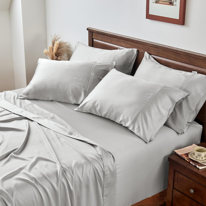GOKOTTA Bed Sheets Set - AllSeason - Extra Deep Pocket-grey1