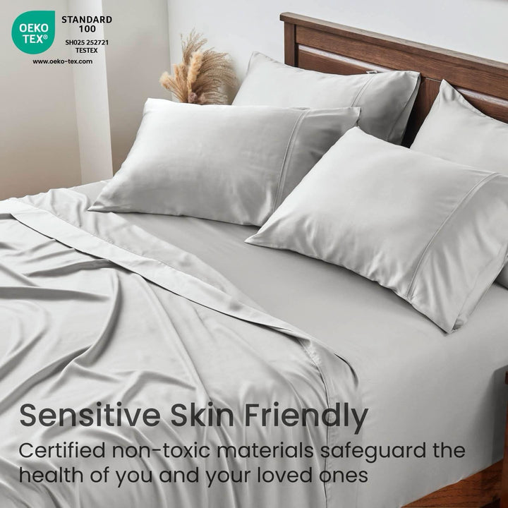 GOKOTTA Bed Sheets Set - AllSeason - Extra Deep Pocket-grey7