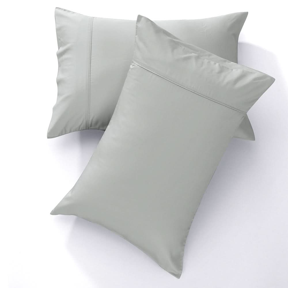 Grey Bamboo Pillowcases by GOKOTTA - Image 2