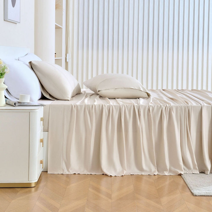 Light Beige Bamboo Pillowcases by GOKOTTA - Image 3