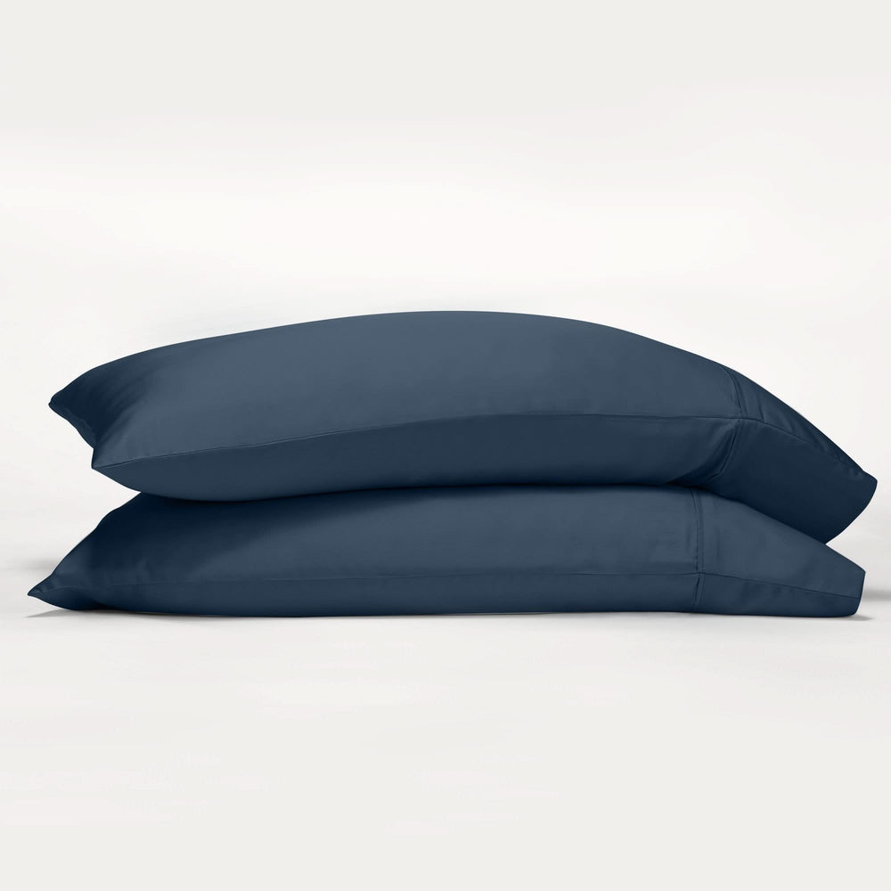 Navy Blue Bamboo Pillowcases by GOKOTTA - Image 1